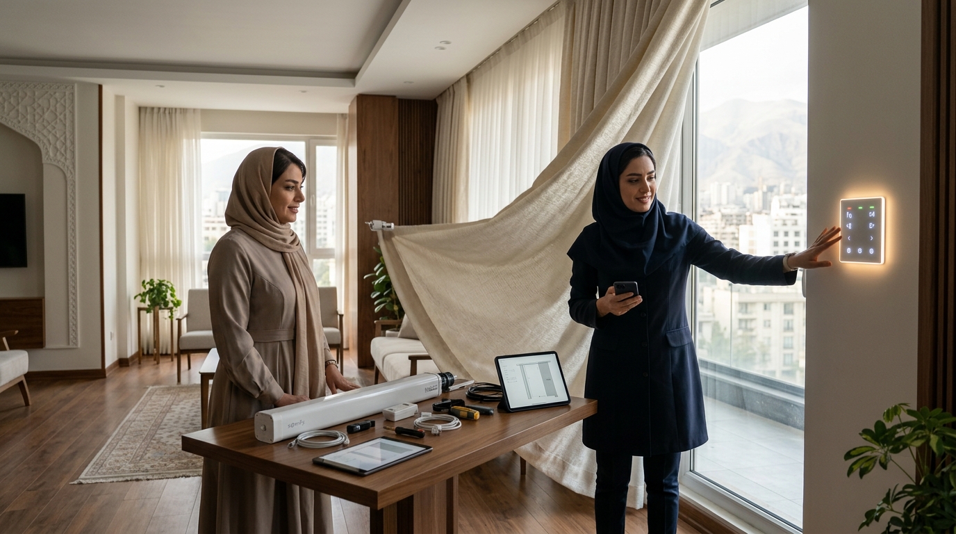 آموزش پرده برقی در ایران
