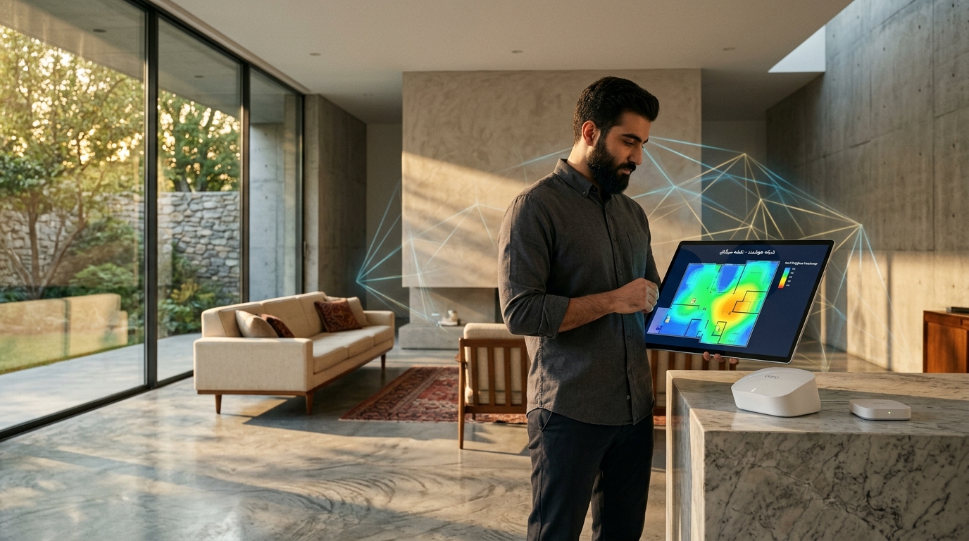 چالشهای نصب تجهیزات بیسیم Zigbee و Wi-Fi در خانه هوشمند و راهکارهای تقویت سیگنال